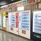 Biały automat z napojami i przekąskami Burger Vendor Ekran reklamowy Lcd