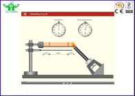 Płonąca pozioma maszyna do testowania pianki ISO 9772 / Tester łatwopalności UL94 HBF