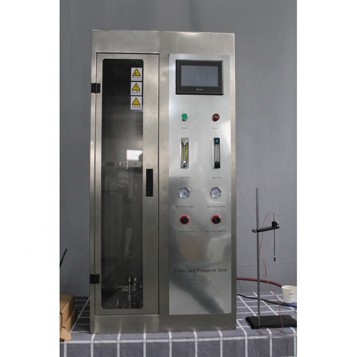 Tester propagacji płomienia IEC 60332, maszyna do testowania propagacji płomienia z pojedynczym kablem