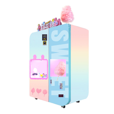 Elektryczny automatyczny automat do sprzedaży waty cukrowej Automatyczny sprzęt do przekąsek