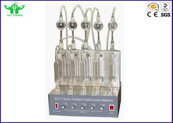 ASTM D1266 Urządzenie do analizy oleju Metoda lampy do pomiaru zawartości siarki w benzynie i nafcie