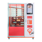 Zamrażanie szklanej żywności Sandwich Tost Vending Machine Duża stacja ładująca