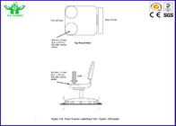 30 ~ 65cm Krzesło biurowe Fotel biurowy Maszyna do testowania obciążenia statycznego BIFMA X5.1