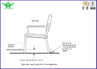 2000kg - 5000kg Nogi krzeseł Wytrzymałe na ciśnienie Urządzenia do testowania mebli 700mm