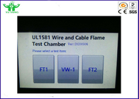 UL1581 Sprzęt do testowania przewodów w komorze ogniowej przewodów i kabli