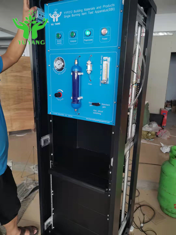 EN 13823 GB / T 20284 Tester pojedynczego spalania materiałów budowlanych w poziomie
