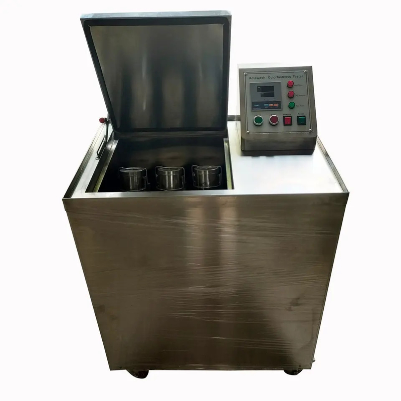 Wysokiej wydajności Rotawash Color Fastness Machine for Textile Testing z ciałem ze stali nierdzewnej i regulowanym czasem pracy