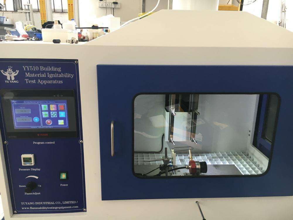 Sprzęt do badań palności dla testu ekspozycji powierzchni krawędzi konstrukcji budowlanych zgodnie z normą EN ISO 11925-2