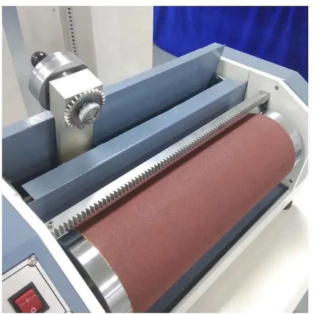 Maszyna do badania ścierania DIN ISO 4649 Zgodny z normą instrument do badania tkanin do liczenia wyników