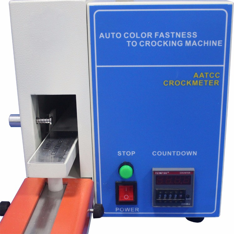 Elektryczny tester odporności na tarcie AATCC Crockmeter Automatyczna odporność na tarcie