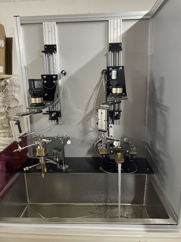 EN817 Profesjonalny tester trwałości przełącznika kranu, automatyczne krążenie wody z ogrzewaniem, jednoczesne badania na dwóch stacjach w celu oceny trwałości kranu