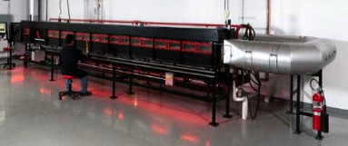 12 KW Urządzenia do badania palności UL 910 / NFPA 262 Steiner Pozioma aparatura do badania tuneli