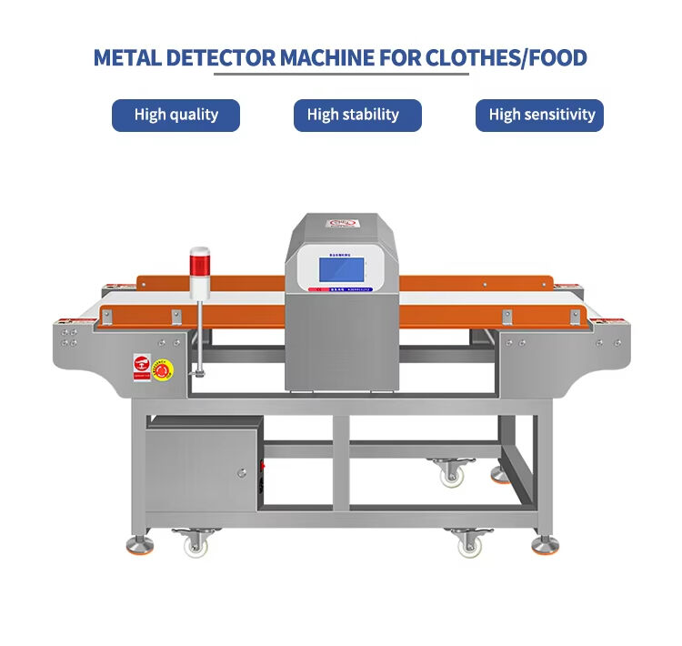 Industrial Metal Detector Machine Wet and Dry Food Metal Detector with High Sensitivity for Various Applications