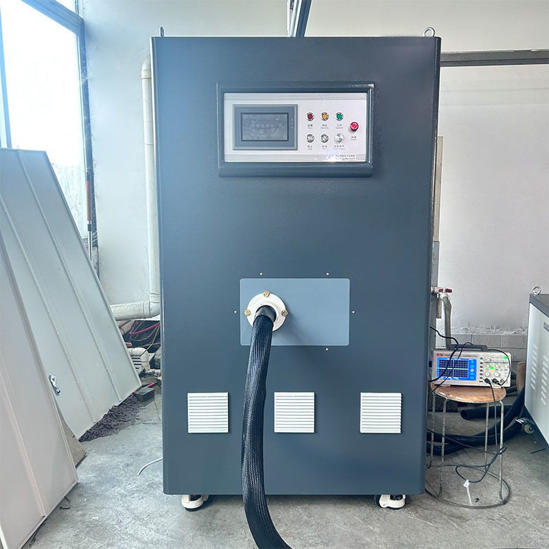 Maszyna do ogrzewania indukcyjnego o wysokiej częstotliwości 25KW IGBT do ogrzewania i gięcia metalowych płaskich prętów ISO CE
