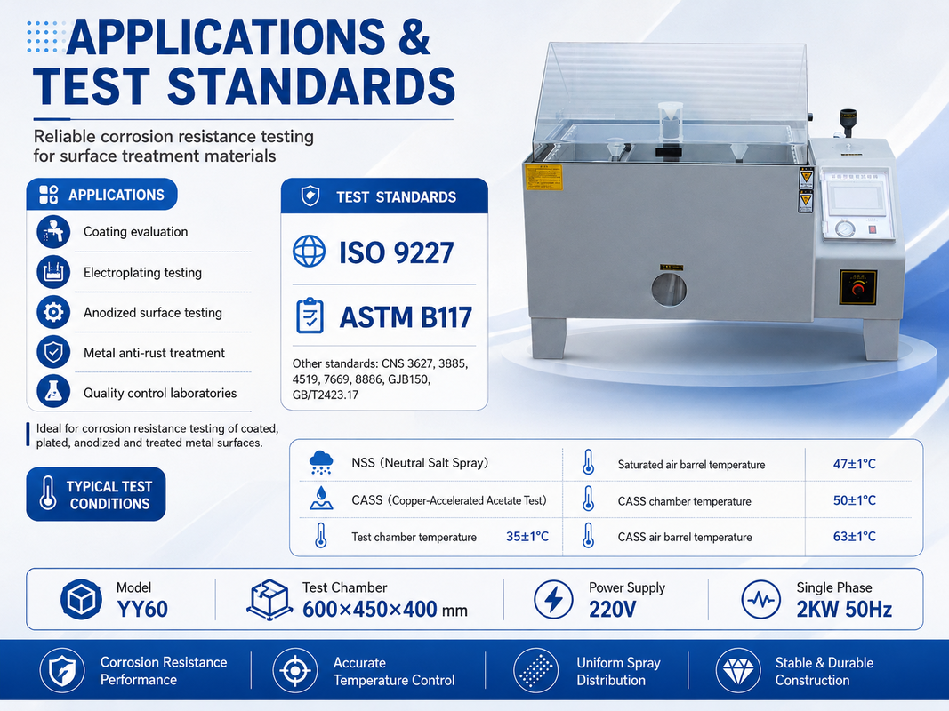 Coating Salt Spray Tester for Paint Adhesion and Anti Corrosion Performance Testing Laboratory Equipment