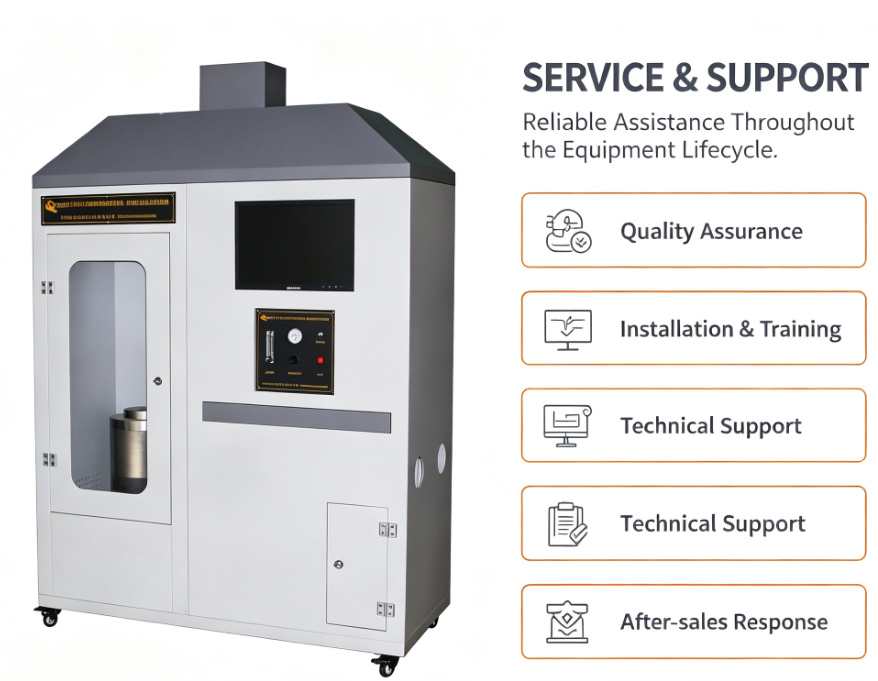 Plastic Combustion Performance Test Machine Fire Flammability Testing Equipment for Laboratory