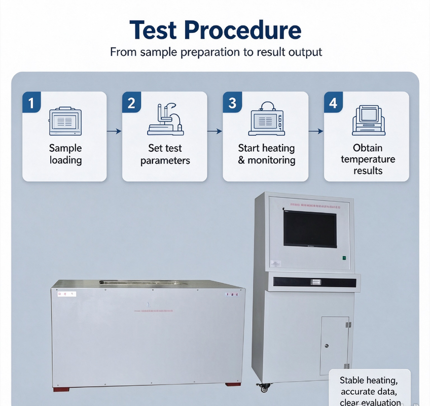 ISO8142 GB/T17430 ASTM C447 Thermal Insulation Material Maximum Working Temperature Performance Test Apparatus