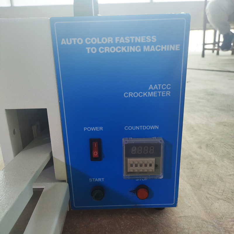 Trwałość koloru Elektroniczny Crockmeter 60 razy / min Automatyczny tester ścierania